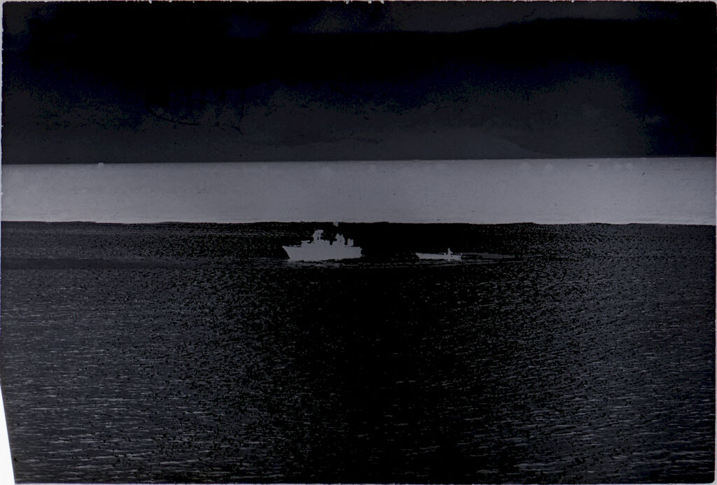 Untitled (Two U.s. War Ships On Water, Vietnam)