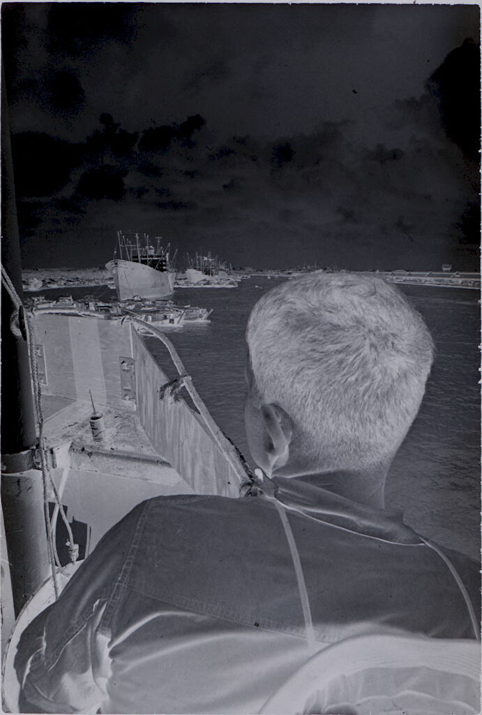 Untitled (Mp On Deck Of Ship, Vietnam)