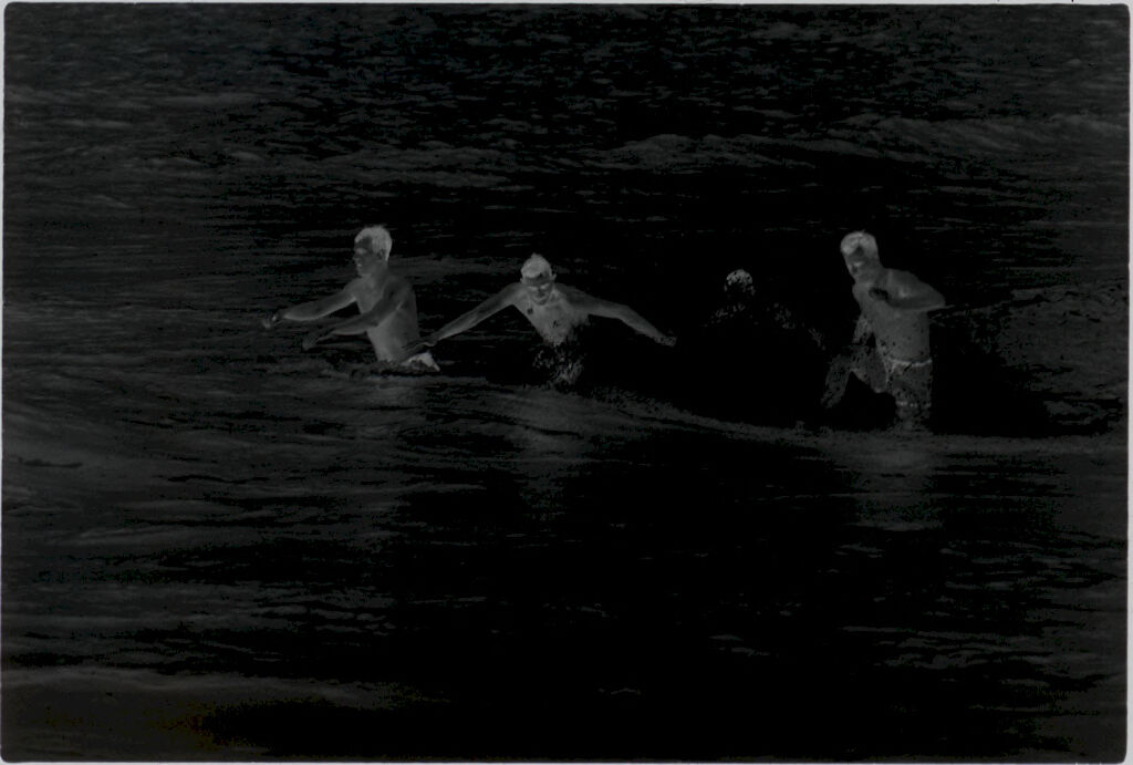 Untitled (Soldiers Swimming In Ocean, Vietnam)