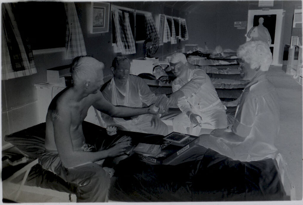 Untitled (Recovering Soldiers In Hospital Ward, Vietnam)