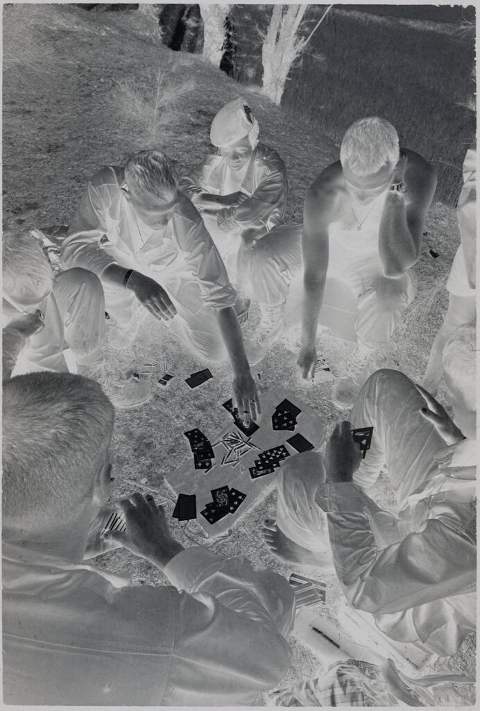 Untitled (Soldiers Playing Cards, Vietnam)