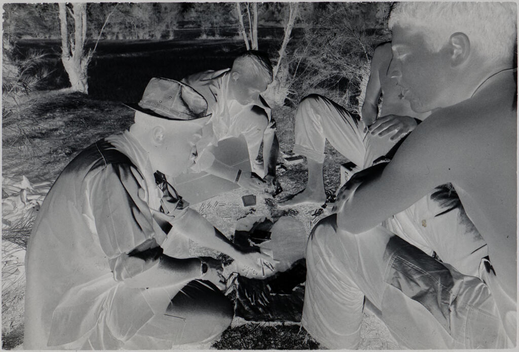 Untitled (Soldiers Playing Cards, Vietnam)