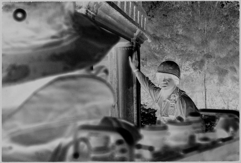 Untitled (Soldiers Checking Houses, Vietnam)
