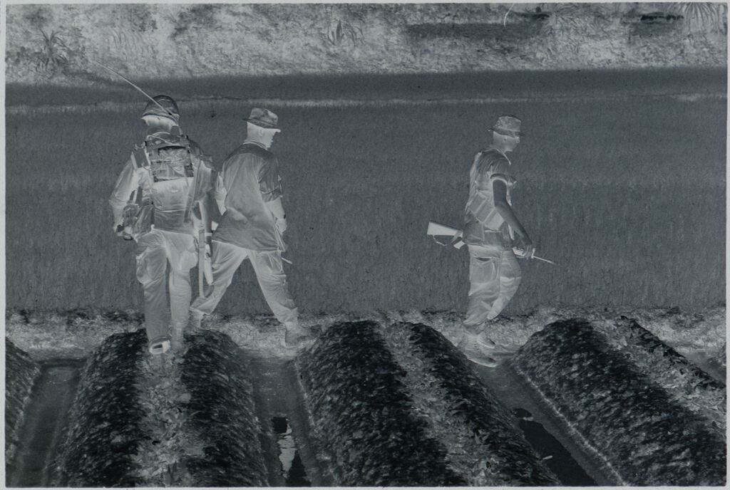 Untitled (Soldiers Walking Through Fields, Vietnam)