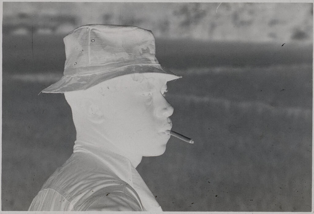 Untitled (Soldier Smoking Cigarette, Vietnam)