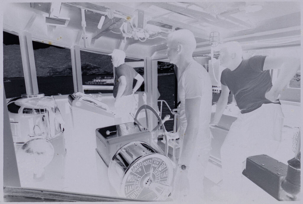 Untitled (Soldiers Inside Ship's Control Room, Vietnam)