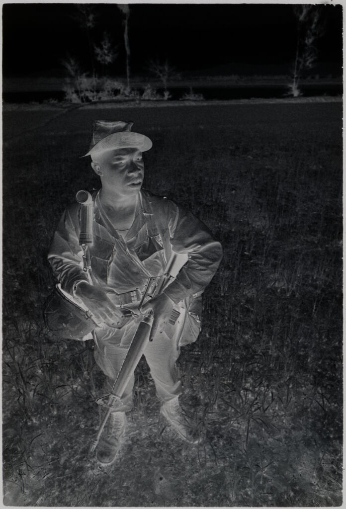 Untitled (Soldier Standing In Clearing, Vietnam)
