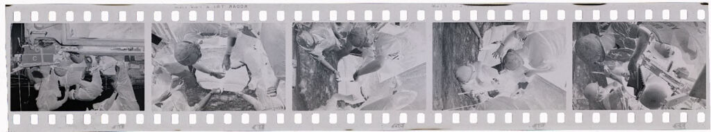 Untitled (Soldiers Checking Equipment And Ammunition, Vietnam)