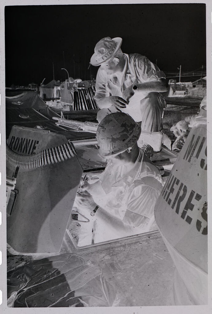 Untitled (Soldiers Trading Supplies And Tags, Vietnam)