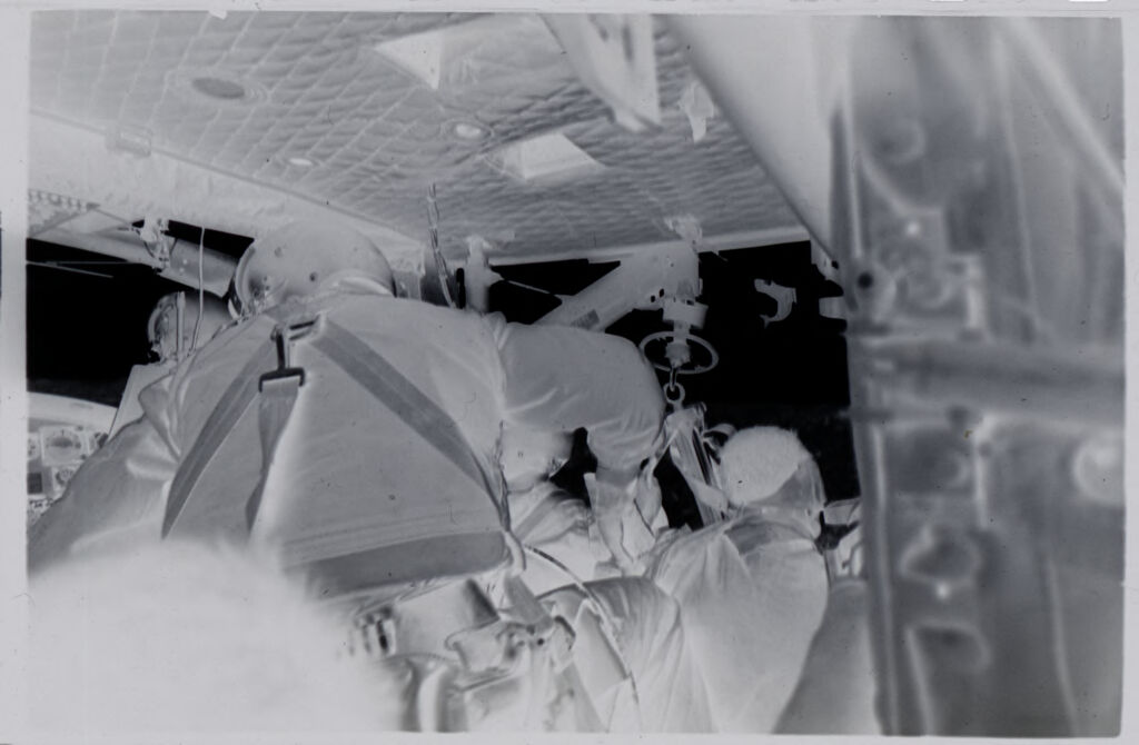 Untitled (Medevac Team Loading Wounded Into Helicopter, Vietnam)