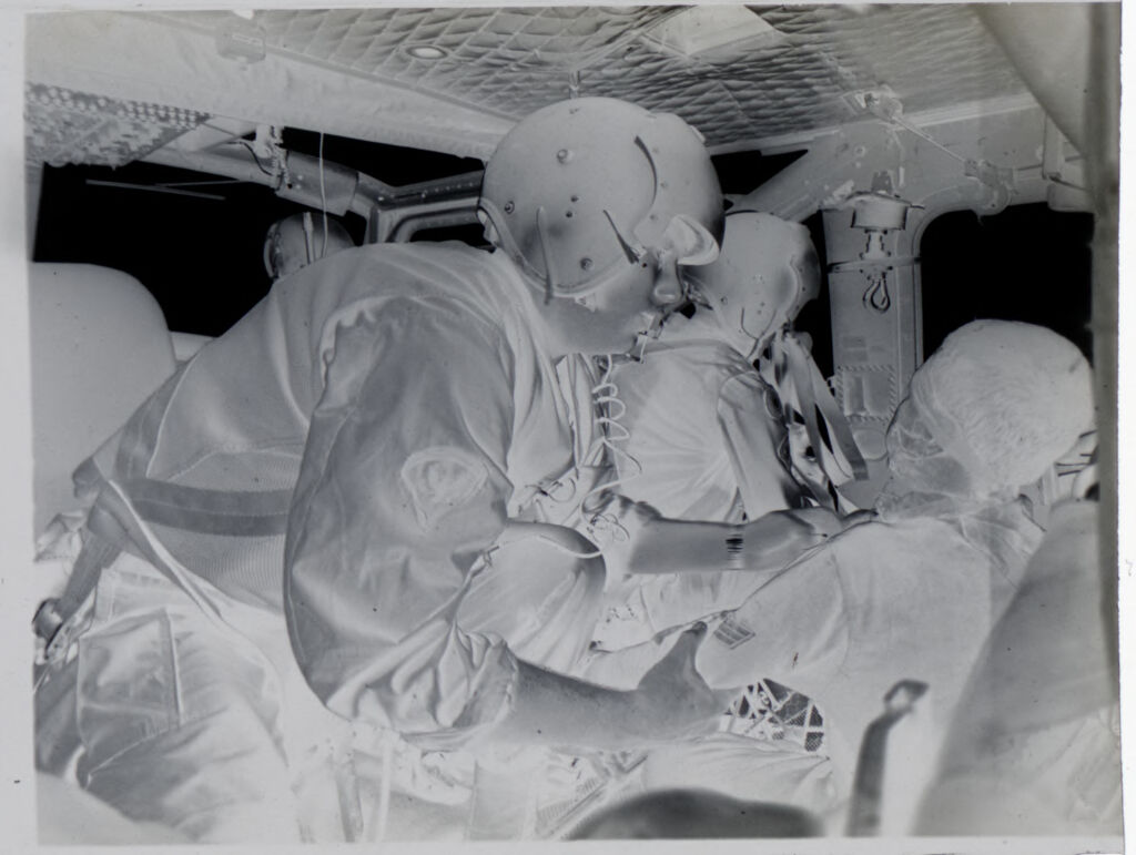 Untitled (Soldiers Inside Helicopter, Vietnam)