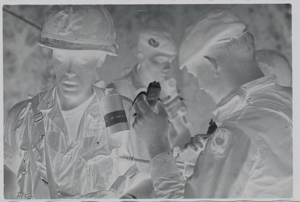 Untitled (Soldiers Snacking On Bananas, Vietnam)