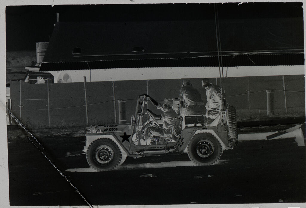 Untitled (Soldiers Riding In Open Jeep, Vietnam)