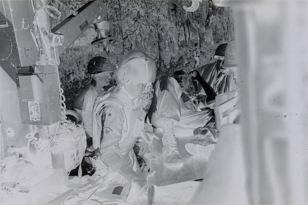 Untitled (Members Of 57Th Medical Detachment Loading Wounded Soldier Into Medevac Helicopter, Vietnam)