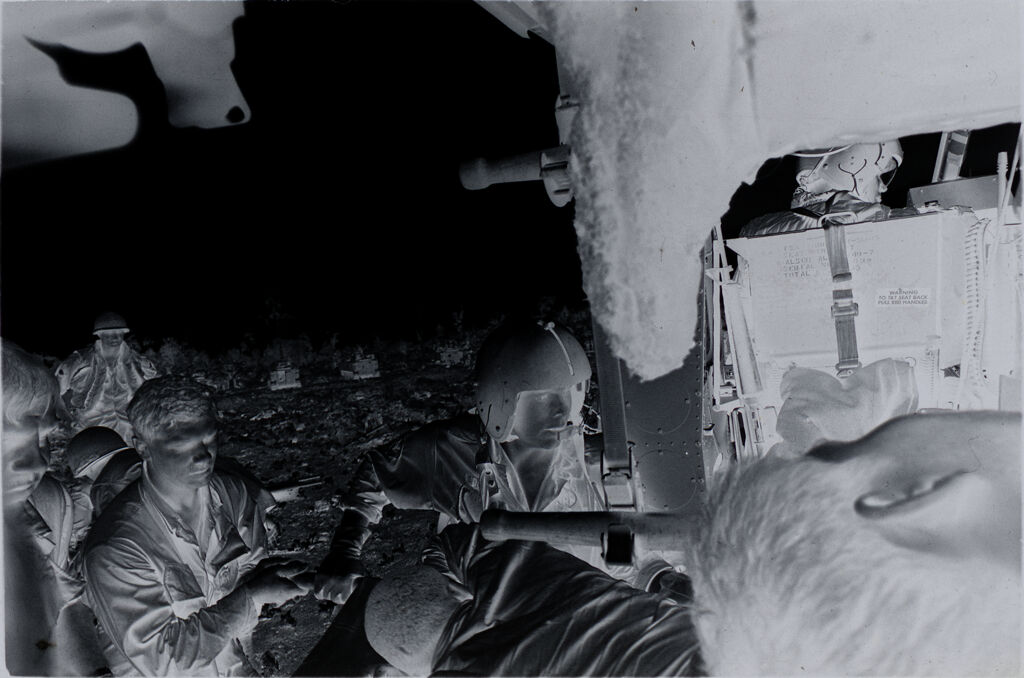 Untitled (Members Of 57Th Medical Detachment Loading Wounded Soldiers Of 9Th Infantry Division Into Medevac Helicopter, Vietnam)